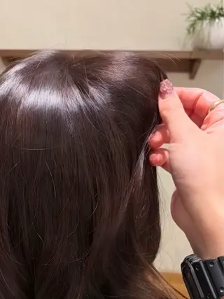 ミディアム 上原 加里奈のヘアスタイル