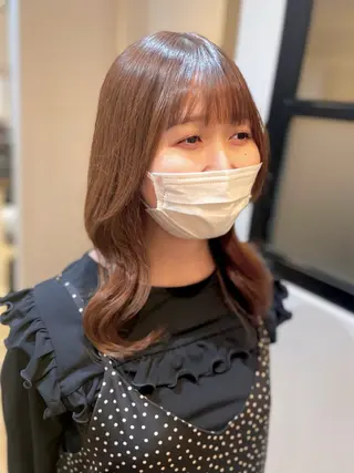 ロング カラー 望恵🌸韓国🇰🇷 艶髪スタイルのヘアスタイル