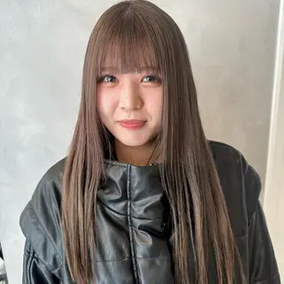 ロング カラー デザインカラー/パー マ🦖外岡咲希🦖のヘアスタイル