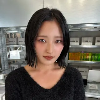 ミディアム ✨縮毛矯正/ボブ✨ 佐藤 さくらのヘアスタイル