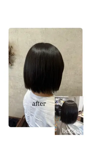 パーマ レイヤー/艶カラー 松本　希愛のヘアスタイル