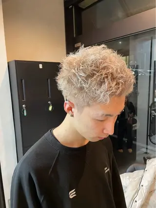 カラー メンズ 椿 星恋のヘアスタイル