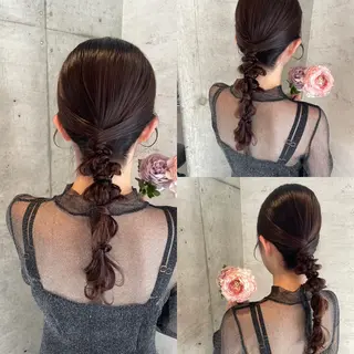 ロング ヘアアレンジ 美髪× ヘアセット✨Araiのヘアスタイル