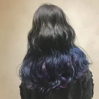 セミロング 福原 優介のヘアスタイル