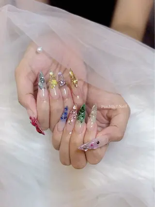 ネイル HANA 長さだしのネイルデザイン