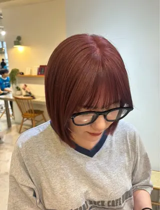 カラー morita yunaのヘアスタイル