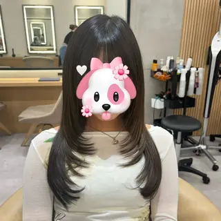 ロング YUI  艶カラー 🍓レイヤー　浦和のヘアスタイル
