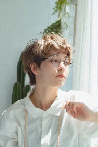 カラー 櫻井園子🌸 縮毛矯正のヘアスタイル
