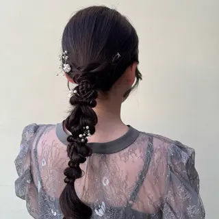 ヘアアレンジ アオトソラ いしざかのヘアスタイル