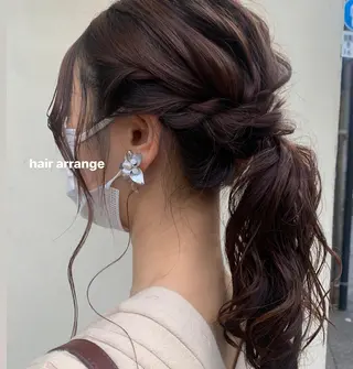 ヘアアレンジ ブリーチなしWカラー ／レイヤー🎀マリノのヘアスタイル