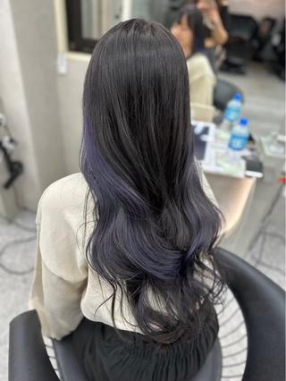 ロング カラー パーマ ヘアアレンジ レイヤー/縮毛矯正/ ブリーチなし吉村清志のヘアスタイル