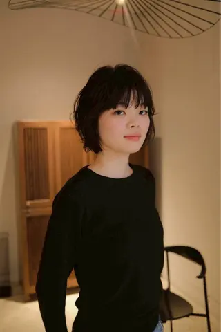 ショート パーマ 竹下 浩一のヘアスタイル