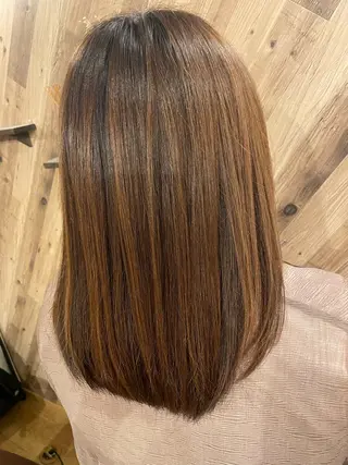 ミディアム JowA✂︎ 目片夏実のヘアスタイル