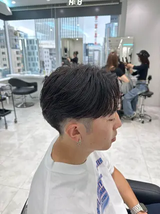 ショート パーマ メンズ 🐺韓国風メンズ特化 あさひ🐺のヘアスタイル