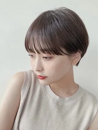 ショート やました もえかのヘアスタイル