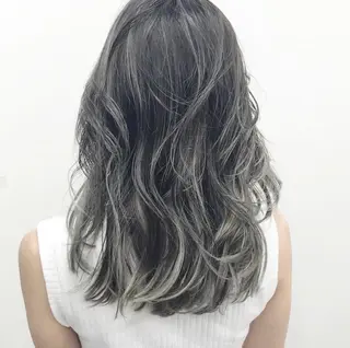 ロング カラー 齊藤 尚輝のヘアスタイル