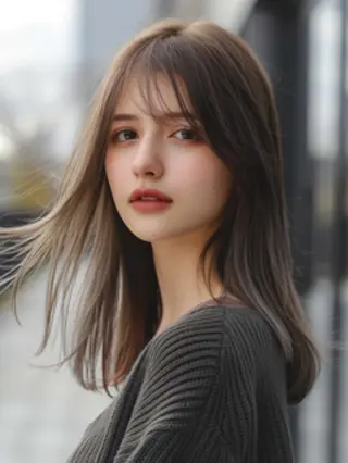 ロング カラー Hiroshi ヒロシのヘアスタイル