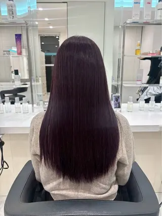 ロング カラー ヘアアレンジ メンズ さくら🍒 暖色カラー/髪質改善のヘアスタイル
