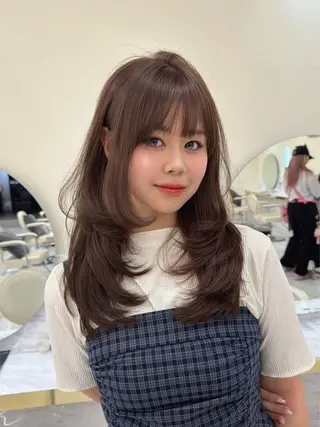 ロング hiyori🎀 トレンドレイヤーのヘアスタイル