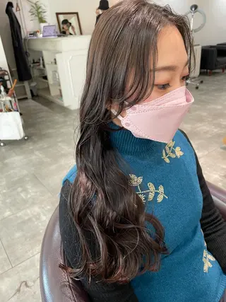 ロング カラー 大人ボブと似合 わせカラー/馬場 翼のヘアスタイル