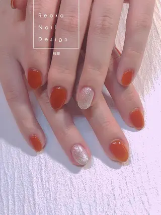 ミディアム ネイル Blowe ニュアンスのネイルデザイン