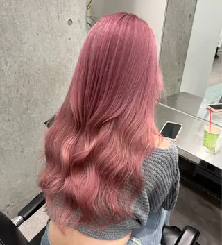 ロング カラー ヘアアレンジ ブリーチカラー💫 Miku🫶🏻のヘアスタイル
