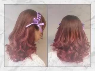 セミロング ヘアアレンジ ヘアセット/着付け 𓇼 まつもと𓇼のその他イメージ