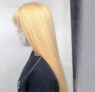 ロング カラー lore umeのヘアスタイル