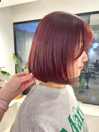 ミディアム カラー ユウナ🎀レイヤー/ 暖色カラーのヘアスタイル