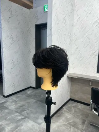 ミディアム メンズ ユーリ カットモデル募集中のヘアスタイル
