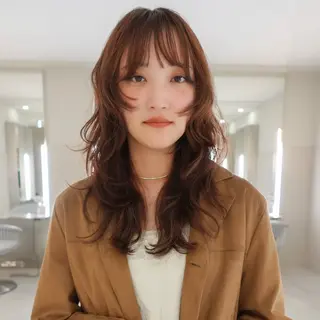 セミロング 竹尾 優斗のヘアスタイル