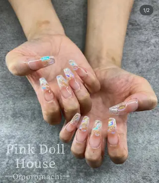 ロング Pink Doll House天久店のネイルデザイン
