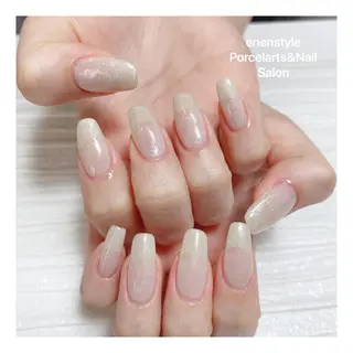 ミディアム ネイル 🐾enen style 🐾のネイルデザイン