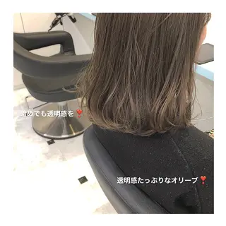 ミディアム カラー レイヤーボブ/ボブ 仲川和人のヘアスタイル