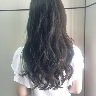 ロング カラー 前濱 ノゾミのヘアスタイル