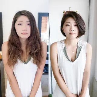 ショート カラー 増山 大起のヘアスタイル