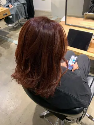 カラー 西村 颯世のヘアスタイル