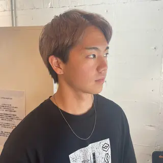 ショート カラー メンズ 🎀レイヤー 透明感 カラーyuuri🎀のヘアスタイル