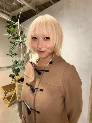 セミロング カラー remi ボブレイヤー/パーマのヘアスタイル
