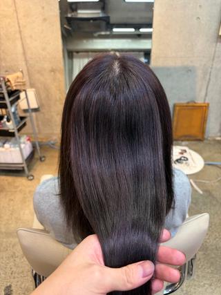 ミディアム カラー ブラウンカラー特化/ 艶✖️上品/修生のヘアスタイル