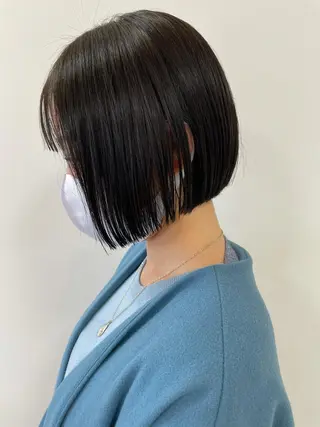 ショート カラー 顔まわりカット✄ ベージュカラー🧸のヘアスタイル