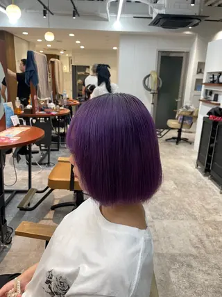 ミディアム カラー MORI HARUTOのヘアスタイル