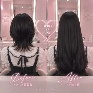 ロング ビューティサロン ミルクのヘアスタイル