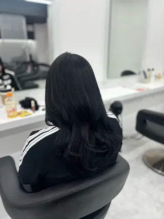 セミロング カラー 🤍レイヤー/顔周り /hirari🤍のヘアスタイル