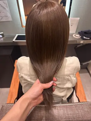 セミロング カラー ヘアアレンジ 🇰🇷韓国スタイル レイヤー/ayanaのヘアスタイル