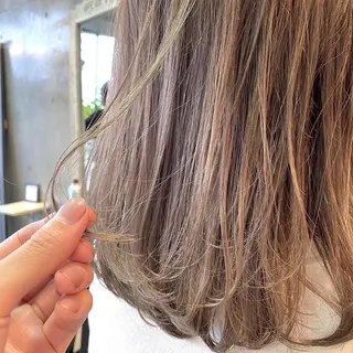 ミディアム カラー ヘアアレンジ 【ダメージレス施術】 【透明感】北村 拓也のヘアスタイル