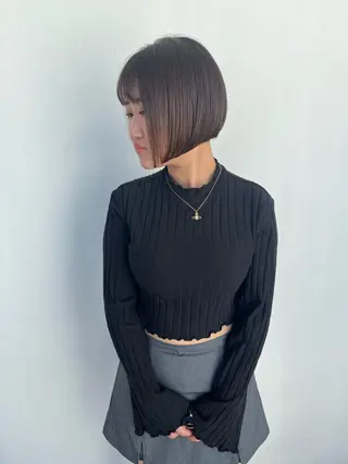 ショート レイヤー似合わせ 透明感カラーりきやのヘアスタイル