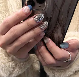ネイル パラあり！フィルイン 美フォルムのネイルデザイン