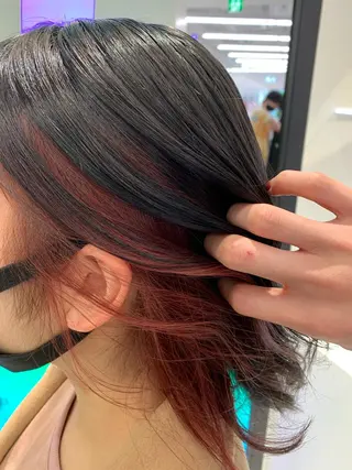 ミディアム カラー ヘアアレンジ メンズ キッズ ネイル マツエク・マツパ 💕トレンドうる艶髪 💕TUNE銀座のヘアスタイル