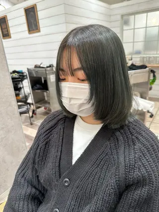 ミディアム 河原 來愛のヘアスタイル